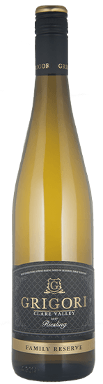 Portia Valley Wines Grigori Family Reserve Clare Valley Riesling 2020 